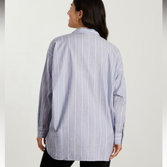 Everlane Oversized Silky Cotton Shirt - Picture 3 of 6